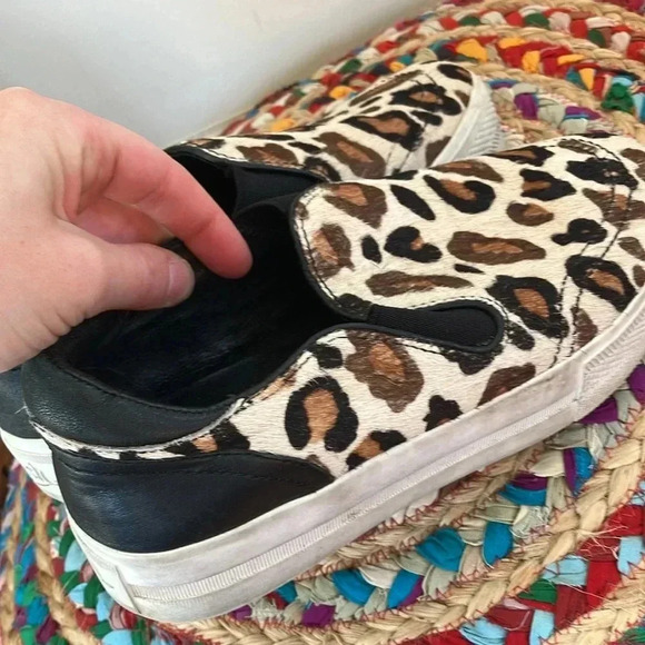 Ash calf hair slip on shoes - Picture 6 of 7